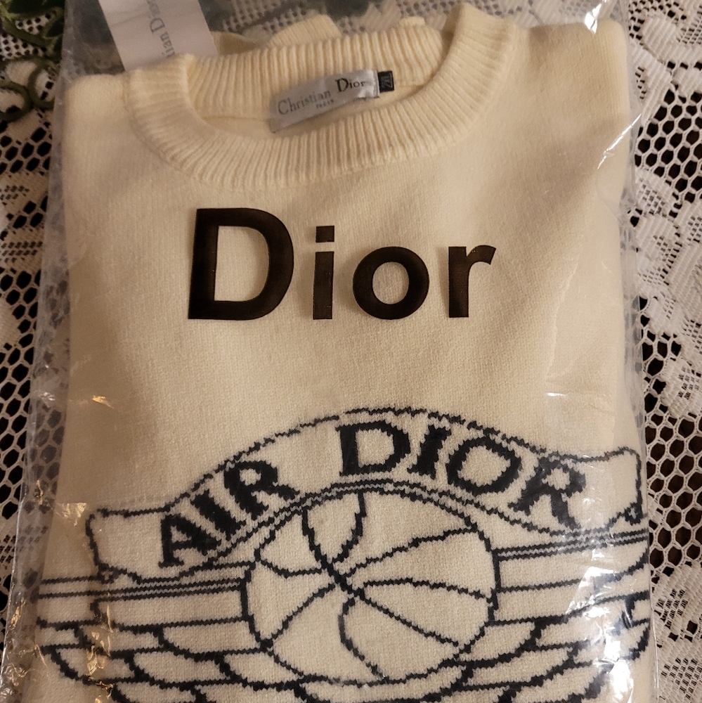 🎄CHRISTIAN DIOR🎀 AIR FIOR, MEN'S SWEATER